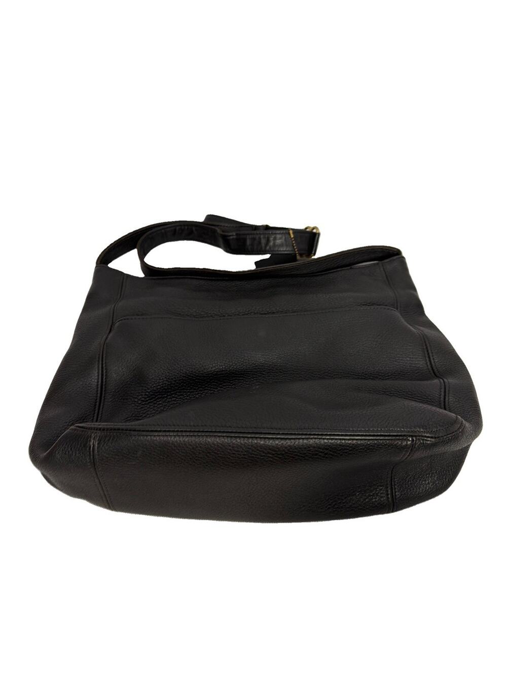Vintage Coach CN9 4920 Black Leather Hobo Handbag Shoulder Bag Purse